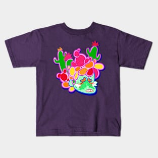 Cacti Crybaby Cutie Kids T-Shirt